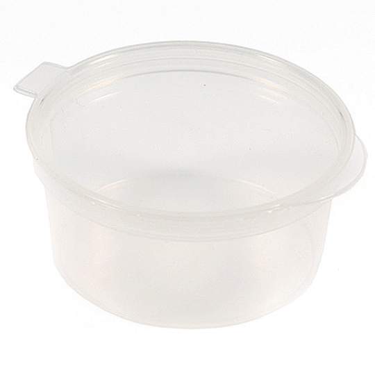 Caserole 70 ml cu capac atasat pentru sosuri (1000 bucati)