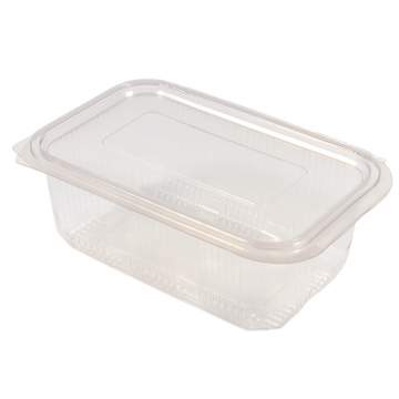Caserola dreptunghiulara cu capac atasat, 2000 ml (100 bucati)
