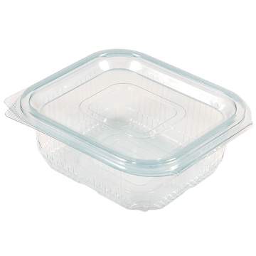 Caserola dreptunghiulara cu capac atasat, 250 ml (100 bucati)