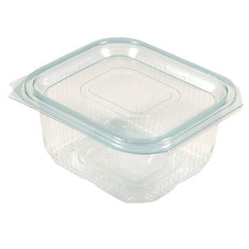 Caserola dreptunghiulara cu capac atasat, 375 ml (100 bucati)