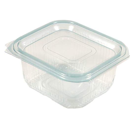 Caserola dreptunghiulara cu capac atasat, 375 ml (100 bucati)