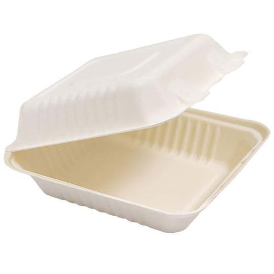 Cutie bio meniu, 1 compartiment 23.6x22.9x8.5 cm (50 bucati) Cutie bio meniu, 1 compartiment 23.6x22.9x8.5 cm (50 bucati)