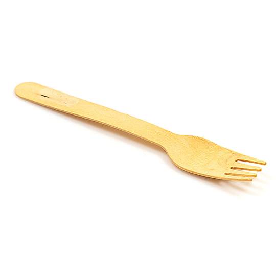 Furculita din lemn, 16 cm (100 bucati)