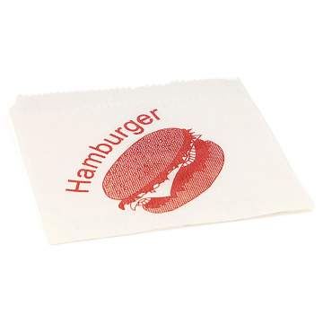 Punga din hartie pentru hamburger, 16x16 cm (500 bucati)