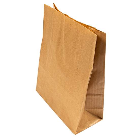 Punga din hartie pentru transport, 26x17x28 cm (100 bucati)