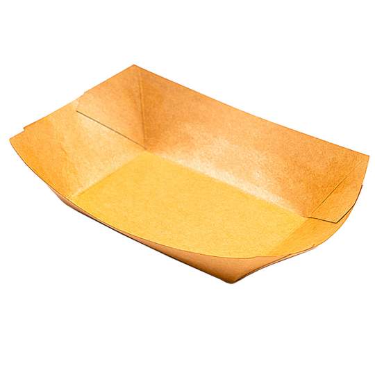 Tavita carton kraft, 400 ml, 17x12x4.1 cm (250 bucati)