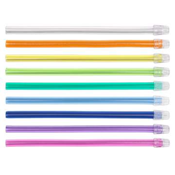 Aspiratoare saliva 14.5 cm, diferite culori (100 bucati)
