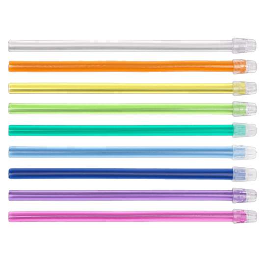 Aspiratoare saliva 14.5 cm, diferite culori (100 bucati) Aspiratoare saliva 14.5 cm, diferite culori (100 bucati)