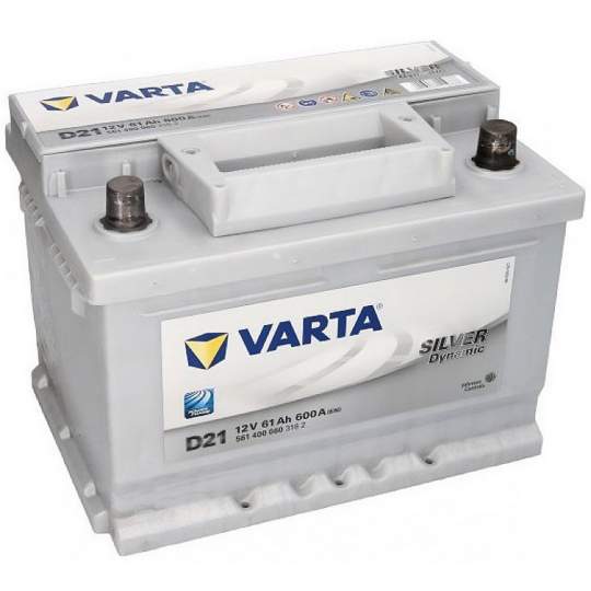 Acumulator auto 61Ah 12V D21 Varta Silver Dynamic borna normala (1 bucata)