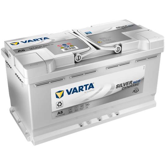 Acumulator auto 95Ah 12V A5 xEV AGM Varta Silver Dynamic borna normala (1 bucata)