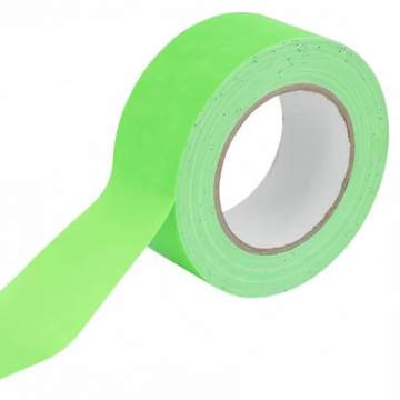Banda marcare / delimitare fosforescenta autoadeziva dimensiune 5cm x 25m