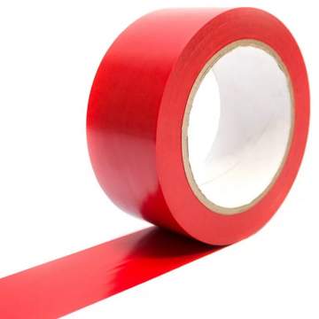Banda marcare / delimitare rosu autoadeziva dimensiune 5cm x 30m