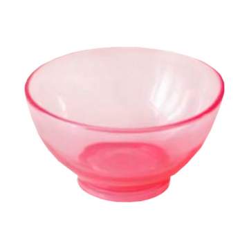 Bol de mixare din PVC, mic (86.5x51.6mm) rosu transparent (1 bucata)