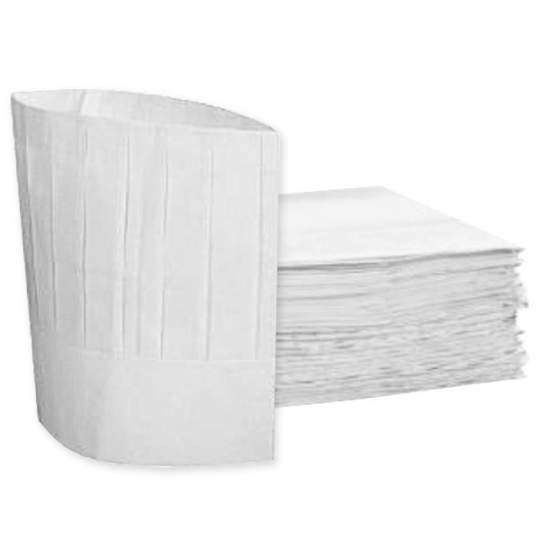 Boneta bucatar, hartie cu pliuri Open Top (10 bucati)