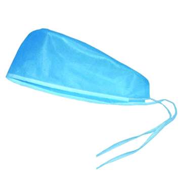 Boneta doctor cu legaturi, albastra (100 bucati)