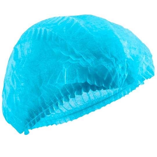 Bonete medicale cu elastic, din PPSB, albastre (100 bucati)