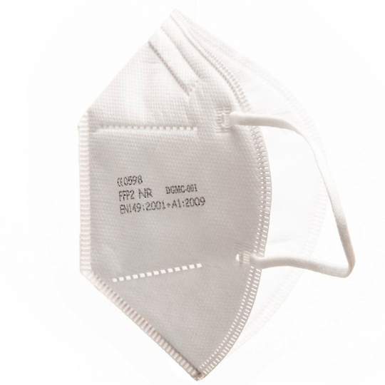 Masca FFP2 NR alba, protectie respiratorie conform EN149:2001+A1:2009 (1 bucata)