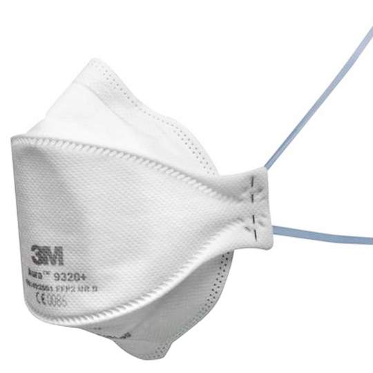 Masca protectie respiratorie tip FFP2, pliata, fara supapa, ambalata individual, marca AURA 3M (1 bucata)