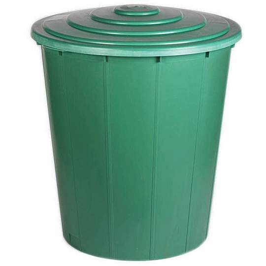 Butoi 200 L verde/visiniu cu capac Talia
