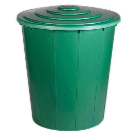 Butoi 500 L verde/visiniu cu capac Talia