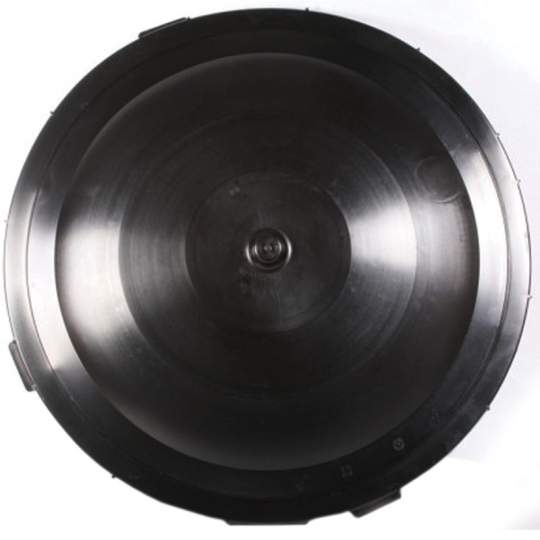 Capac butoi 500 L negru