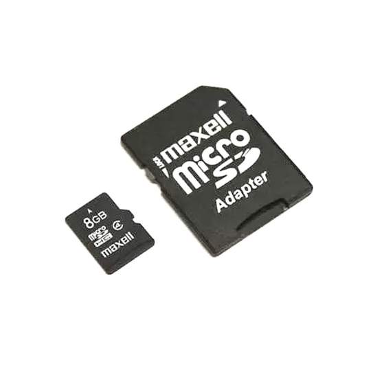 Card micro SD Maxell Secure Digital 8 Gb cu adaptor SD clasa 4
