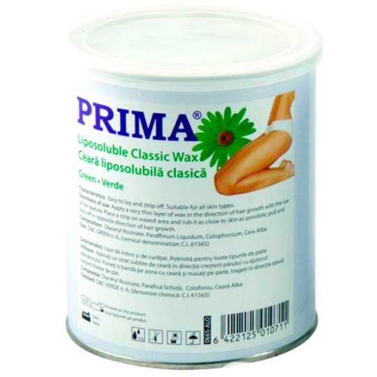 Ceara liposolubila azulena verde, cutie 800gr (1 bucata) + CADOU 20 spatule