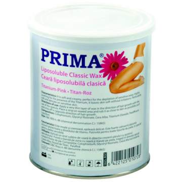 Ceara liposolubila piele sensibila, roz, cutie 800gr (1 bucata) + CADOU 20 spatule