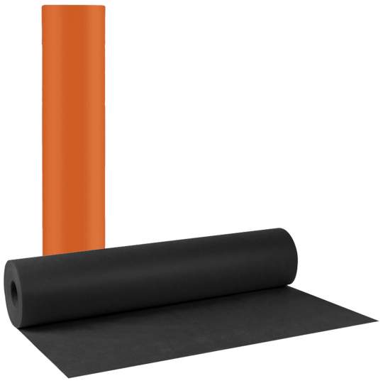 Rola cearsaf TNT / netesut Portocaliu 20 gr / mp, 58 cm x 70 m, pretaiat la 38 cm (1 rola)