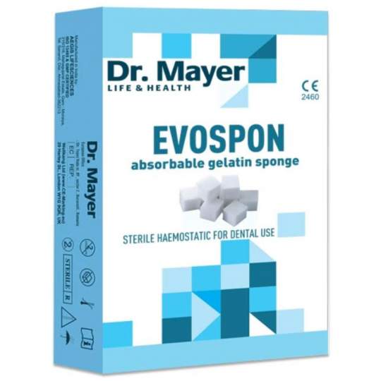 Bureti hemostatici chirurgicali EVOSPON, 10x10mm, Dr. Mayer (32 buc)