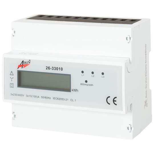 Contor trifazat pe sina digital 3x100A 6M