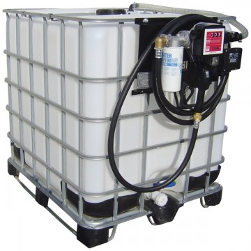 Container IBC depozitare si transport carburanti cu pompa alimentata 12 V