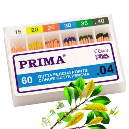 Conuri mari .4 Gutta Percha asortate 15-40 (60 buc)