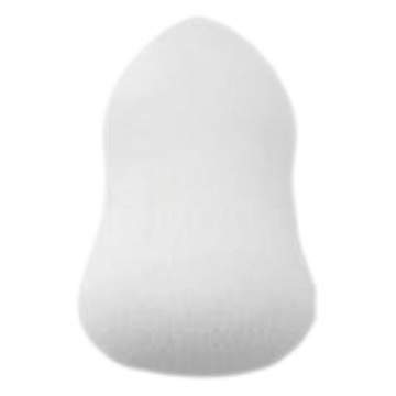 Burete pentru aplicat fond de ten, in forma de ou cu un varf ascutit, 4.2 x 6.2 cm, alb (1 bucata)