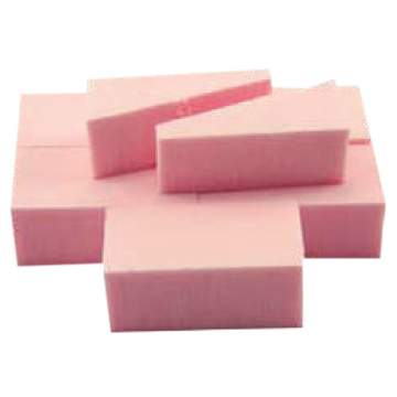 Buretei pentru aplicat fond de ten, triunghiulari, 5.0 x 2.2 x 2.0 cm, roz (12 bucati)