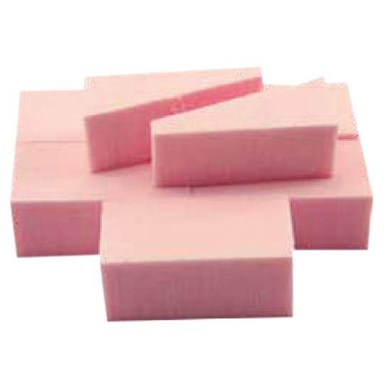 Buretei pentru aplicat fond de ten, triunghiulari, 5.0 x 2.2 x 2.0 cm, roz (12 bucati)