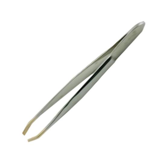 Penseta profesionala din otel inoxidabil, cu pat de prindere aurit, pentru indepartarea firelor de par, 8 cm (1 bucata)