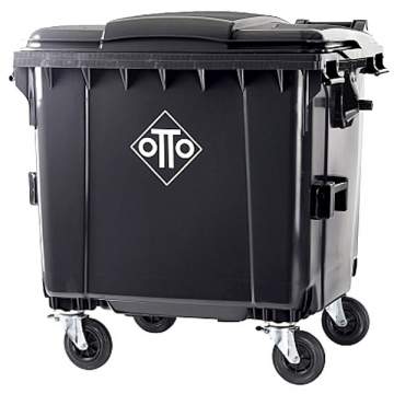 Container plastic pentru colectare selectiva gunoi, volum 1100 litri