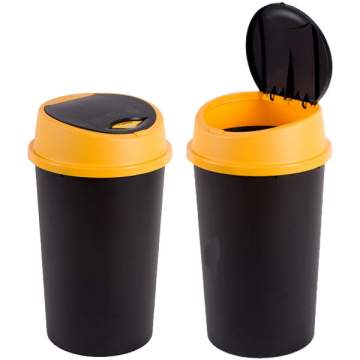 Cos gunoi 45 litri colectare selectiva deseuri, model Bingo (1 bucata)