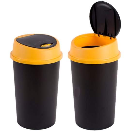 Cos gunoi 45 litri colectare selectiva deseuri, model Bingo (1 bucata)