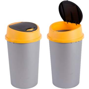 Cos gunoi 45 litri colectare selectiva deseuri, model Bingo (1 bucata)