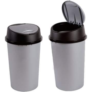 Cos gunoi 45 litri colectare selectiva deseuri, model Bingo (1 bucata)