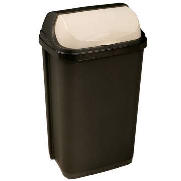 Cos gunoi cu capac glisant, 25L, antracit
