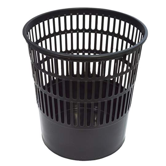 Cos gunoi hartie TAMI perforat 16L Albastru / Negru / Rosu