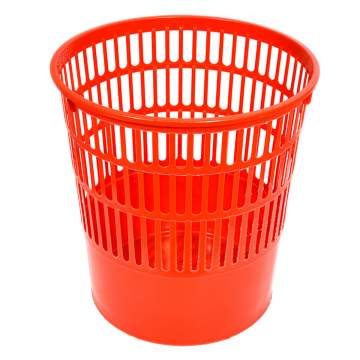 Cos gunoi hartie TAMI perforat 16L Albastru / Negru / Rosu