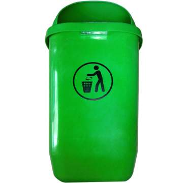 Cosuri inox colectare selectiva, set 3 bucati x 27L