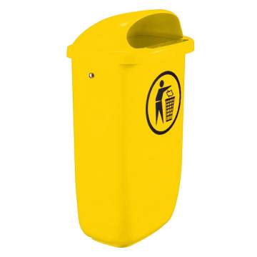 Cosuri inox colectare selectiva, set 3 bucati x 27L