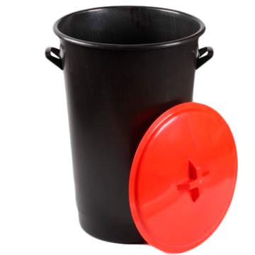 Tomberon 60L cu capac si manere, Eco