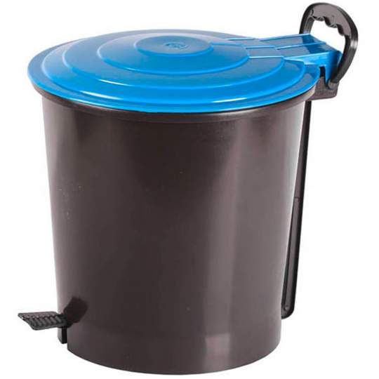 Cos gunoi 10L cu pedala, albastru - Ergo