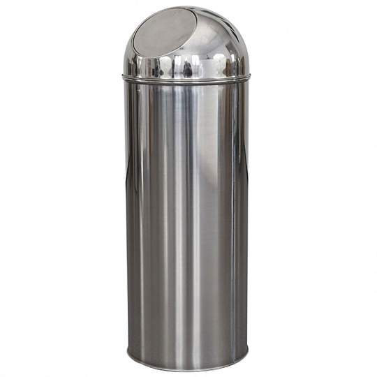 Cos de gunoi, inox, 30 litri, capac Push